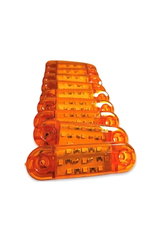 Ahmet Otomotiv 10 Adet Tombul Parmak Led Sarı 12v-24v