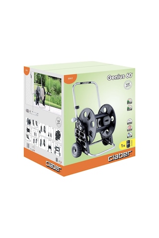 Claber 8862 Genius 60 Hortum Makarası