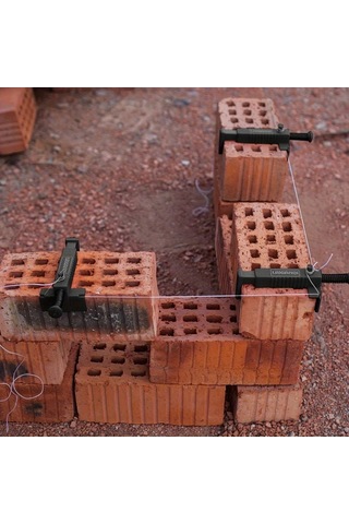 Hightower Siyah 2li Paslanmaz Çelik Plastik Tuğla Düzeleme Aparatı 3.5x4.7 Inch Kaymaz