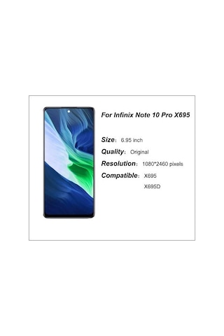 Infinix Note 10 Pro Lcd Ekran Dokunmatik