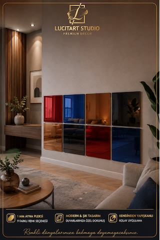 10 Adet 1mm Dekoratif Kare Siyah Pleksi - 10x10, 15x15, 20x20, 25x25, 30x30, 35x35, 40x40 Cm Kendinden Yapışkanlı Duvar Dekorasyonu Ürünü Pleksi Ayna Beklentisiyle Almayınız