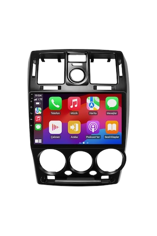 Hyundai Getz Android Multimedya Sistemi 2004-2011 4gb Ram, 64gb Hafıza, Bluetooth, Carplay & Android Auto Kamera  9"