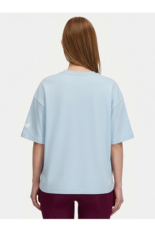 New Balance Nb Lifestyle Women Tshirt Kadın Yeşil T-shirt - Wnt1402