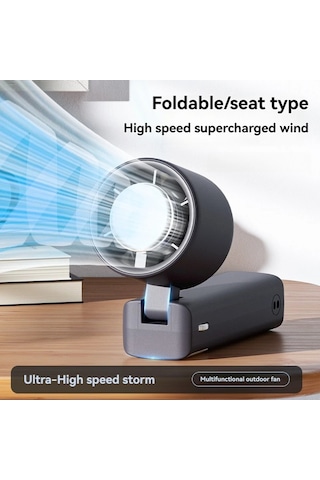 Ambition Turbo Yüksek Hızlı El Fanı, 199 Hızlı Usb Şarj