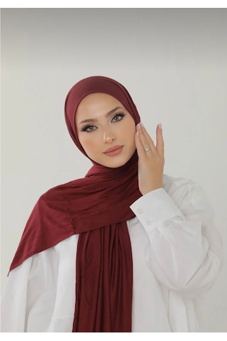 Gesshop Kadın Penya Şal Bordo