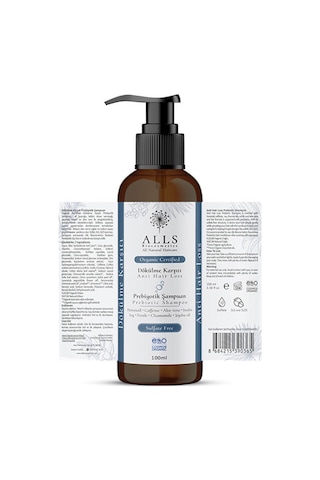 Alls Biocosmetics Organik Dökülme Karşıtı Prebiyotik Şampuan 100 Ml