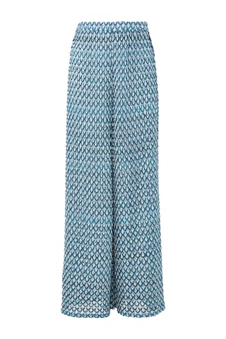 Missoni Işıltılı Yırtmaçlı Pantolon Mavi Çok Renkli