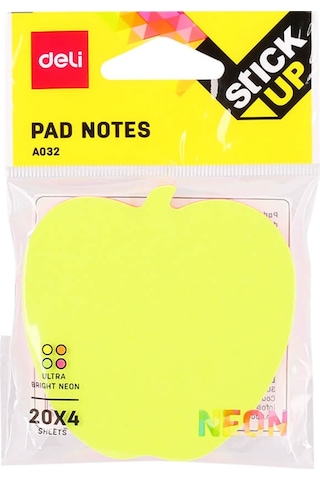 Deli Sticky Notes Pad Notes Şekilli A03202