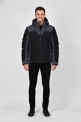 Dynamo Erkek Kapüşonlu Spor Mont Regular Fit 3331 Bgl-st04899 Füme