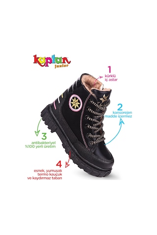 Kaptan Junior Kız Çocuk Botu İçi Kürklü Pstr 500 001