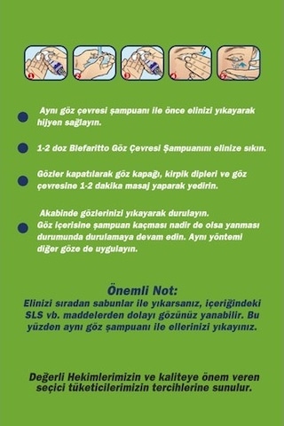 Tto Blefaritto Göz Çevresi Şampuanı 65ml
