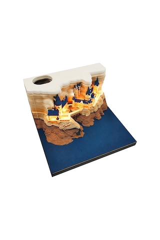 Kale 3d Defter 2024 Takvim Not Defteri Not Dekorasyonu