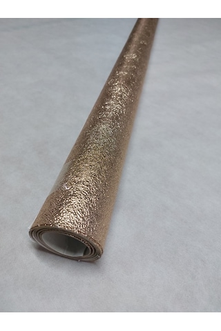 Lanse Suni Deri Yapışkanlı Altın Suni Deri 1 Adet 100 CM x 140 CM