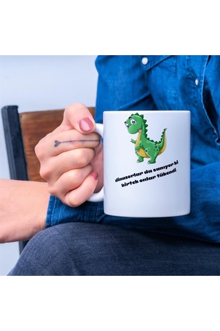 Dinozorlarda Sanıyorlar ki Birtek Onlar Tükendi Kupa Bardak