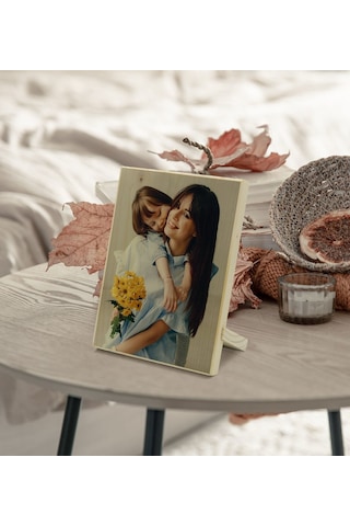 Kişiye Özel Fotoğraflı Dekoratif Ahşap Çerçeve