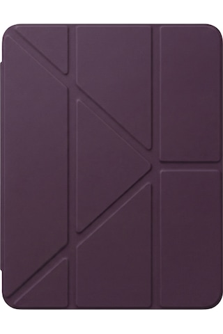 Ps Apple Uyumlu iPad A16 / 10.9 10. Nesil Tri Folding Standlı Kılıf - Damson Kapaklı Kılıf