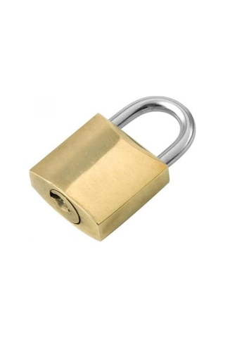 TKS Pirinç Sarı Asma Kilit 63 mm
