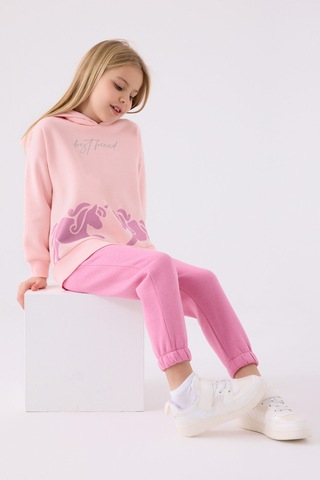 Rolypoly Kız Çocuk Pembe Eşofman Takımı Rp3473-c-v1 Pembe