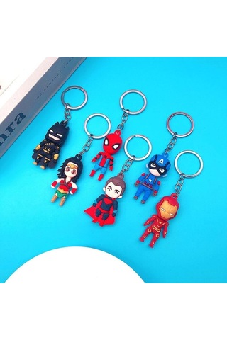 Marvel Kahramanlar Anahtarlık Çanta Süsü Aksesuar