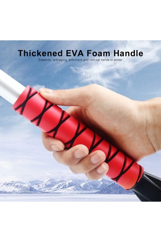 Ranyeek Turuncu Araba Kar/tuzak Kazıcı - Çözülebilir Kollü, Fırçalı Ve Eva Sprey Kolu İle Abs-pvc Yapısı