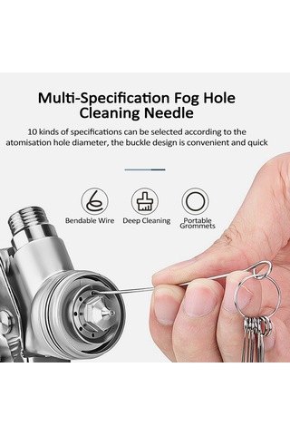 Padalink 21 Parçalık Çok Amaçlı Hava Fırçası Temizleme Seti - Metal Ve Nylon Fırçalar İle Nozul Ve Tüp Temizliği