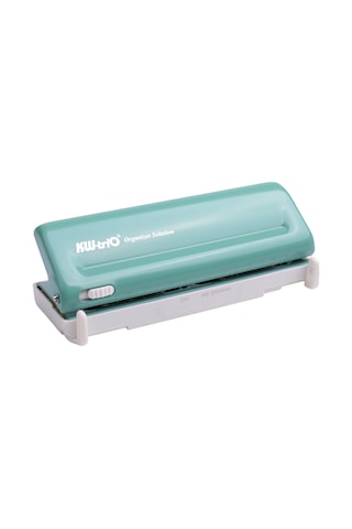 Aubyhe 6 Delikli Perforatör, 10 Sayfa A4 Kağıt Kapasitesi, Ayarlanabilir Ölçek Ve Uç Mesafesi 19/38/51/70mm , A4/a5/a6/a7/b5 Vb. Formatlar İçin Uygun, Yeşil Yeşil