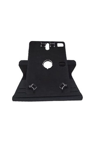 Tcl Tab 10l 10.1" Uyumlu Kılıf 360 Dönerli Unıversal Standlı Kılıf + Nano Ekran Koruyucu + Kalem Siyah