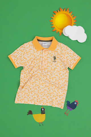 U.s. Polo Assn. Erkek Çocuk Kavun Tişört 50307150-vr202 Kavun
