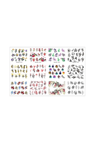 Su Transferli Nail Art Sticker D010 52377-2