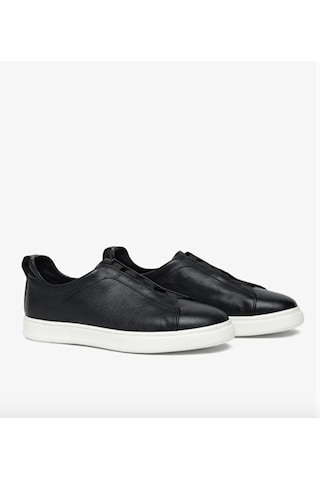 Greyder 18952 6y Siyah Hakiki Deri Erkek Sneaker Spor Ayakkabı Siyah