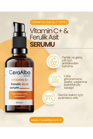 Ceraalba Vitamin C+ & Ferulik Asit Serumu