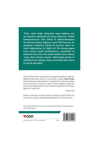 Yeni Turan - Halide Edib Adıvar - Can Yayınları