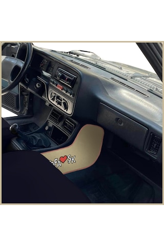 Tofaş Şahin Doğan Kartal Torpido Vites Konsol Koruma Halısı Orta Konsol Bej Renk Yan Kaplama Kumaş