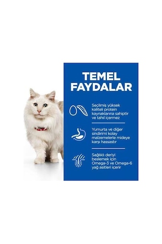 Hill's Scıence Plan Hypoallergenic Yumurta Ve Böcek Proteinli Yetişkin Kedi Maması 7 Kg