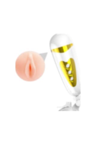 Odins Shop 12 Fonksiyonlu USB Şarjlı Sesli Titreşimli Realistik Suni Vajina Erkek Mastürbatör