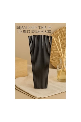 Doğal Bambu Oda Kokusu Yedek Çubuk - 30 Adet, 24 Cm Uzunluğunda Acıbadem