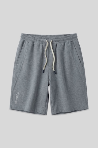 Air Jones Tommy Life Gri Melanj Pamuklu Kalın Yumuşak Dokulu Standart Fit Basic Erkek Şort - 81278 GRI MELANJ