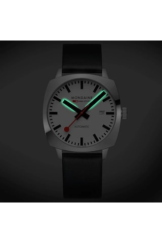 Mondaıne Grand Cushıon Msl.3961b.lbv Otomatik Erkek Kol Saati Gümüş