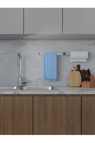 Absolut Uut 3'lü Banyo Askı Seti 276017358 Beyaz