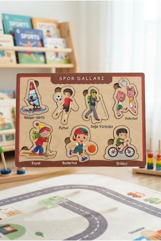 Eğitici Öğterici Ve Eğlenceli 4'lü Frame Yapboz Hikayeli Yapboz Ve Bul-tak Dörtlü Oyun Seti