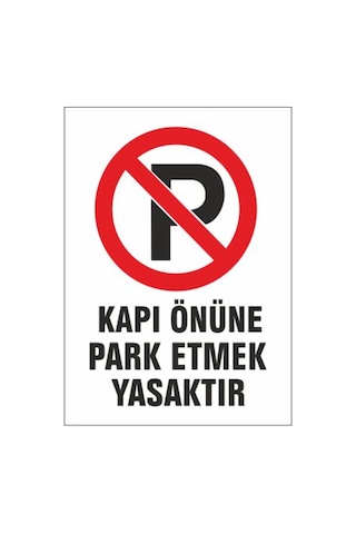 Park Yasak Levhaları 5 Adet