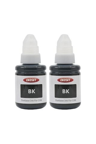 Ekoset Canon Pixma G2410 Uyumlu Siyah Mürekkep 2 Adet 135 Ml