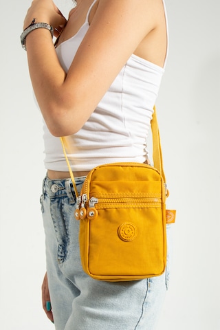 Nemo Bags Sarı Unisex Telefonluk, Cüzdan, Kartlık, Çapraz Askılı Omuz Çantası, 18x13cm Sarı