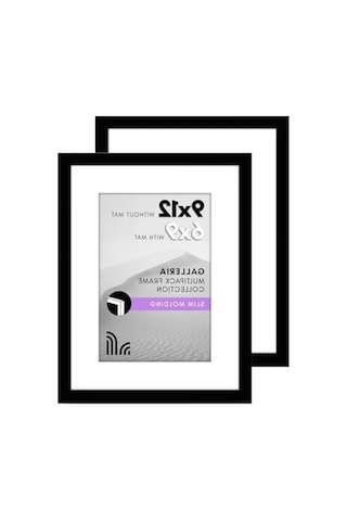 9x12 İnç Siyah Resim Çerçevesi Seti