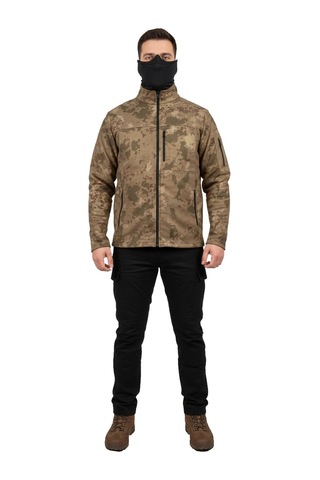 Mysia Outdoor Tsk Kamuflaj Desen Taktik Polar Mont Avcı Mont 6 Cep Çok Renkli