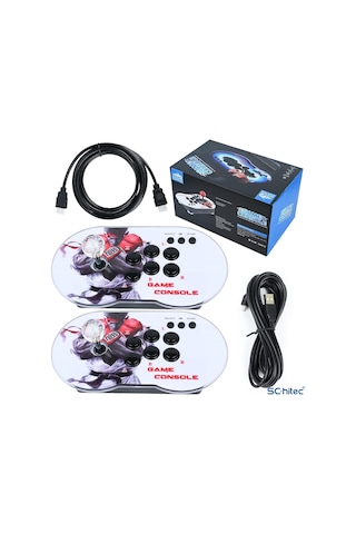 Schitec 4k Arcade Oyun Konsolu Pandora 10000 Retro Oyunlu 2 Oyuncu Joystick