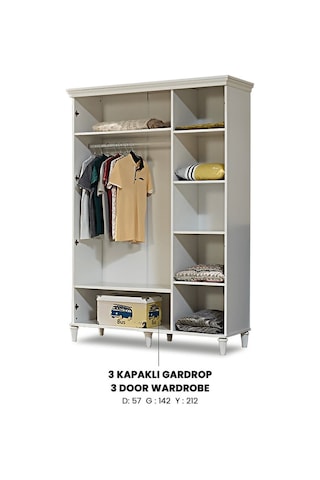 Dolap Urlu DREAM 3kapı Model şık ürün Kalite malzeme İtinalı pake