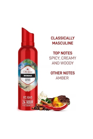 Old Spice Nomad Erkek Deodorant Vücut Spreyi 140ml