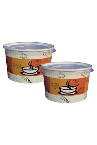 Ambalaj Marketim Termokap Karton Çorba Kasesi 14 Oz Kapaklı 500 Kap + 500 Kapak