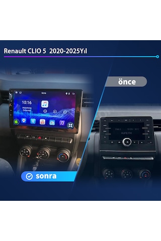 Renault Clıo 5 2020-2025yıl 4gb Ram 64gb Rom Carplay Multimedya N